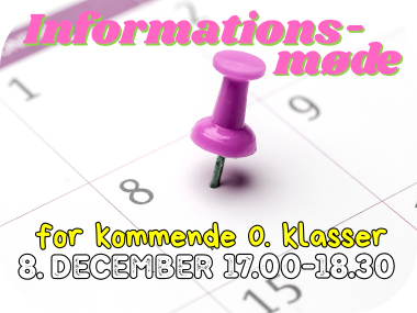 Informationsmøde for 0. klasser 2026-2027